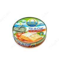 File de crap în sos tomat 160g - Omega Fish [EN]